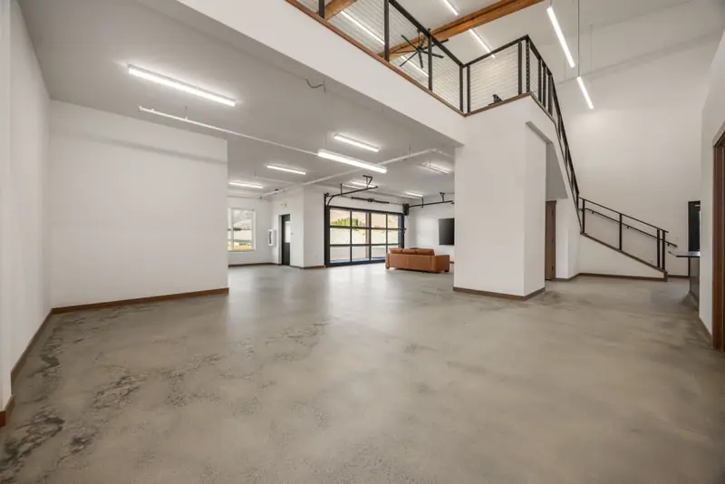 Two-Story Interior With Mezzanine