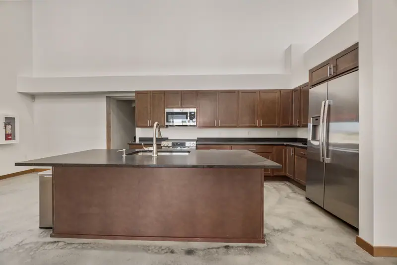 Clean Kitchen With Stainless Appliances