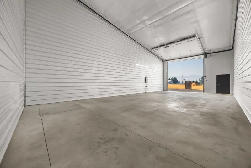Garage Bay With Open Door