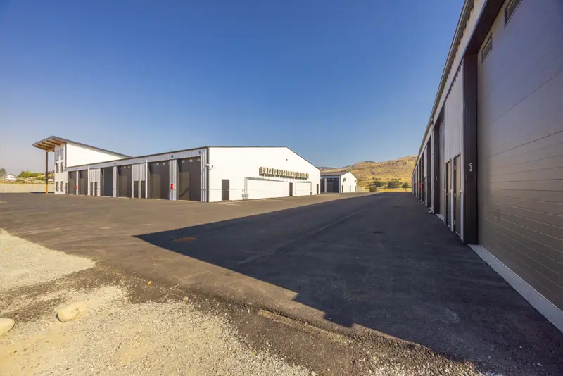 Garage Buildings and Open Drive